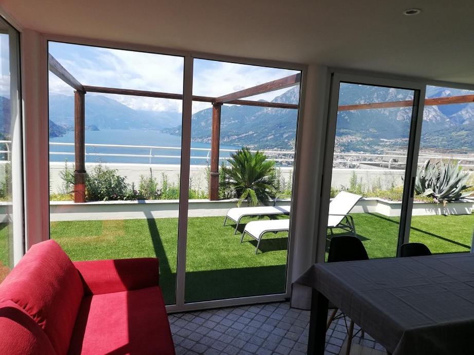 Attico With Big Terrace In Residence With Pool Valbrona Exteriér fotografie